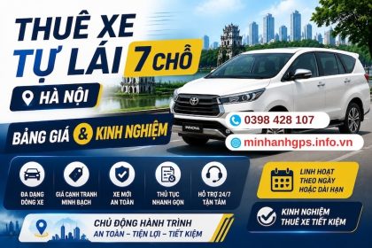 Thuê xe tự lái 7 chỗ Hà Nội